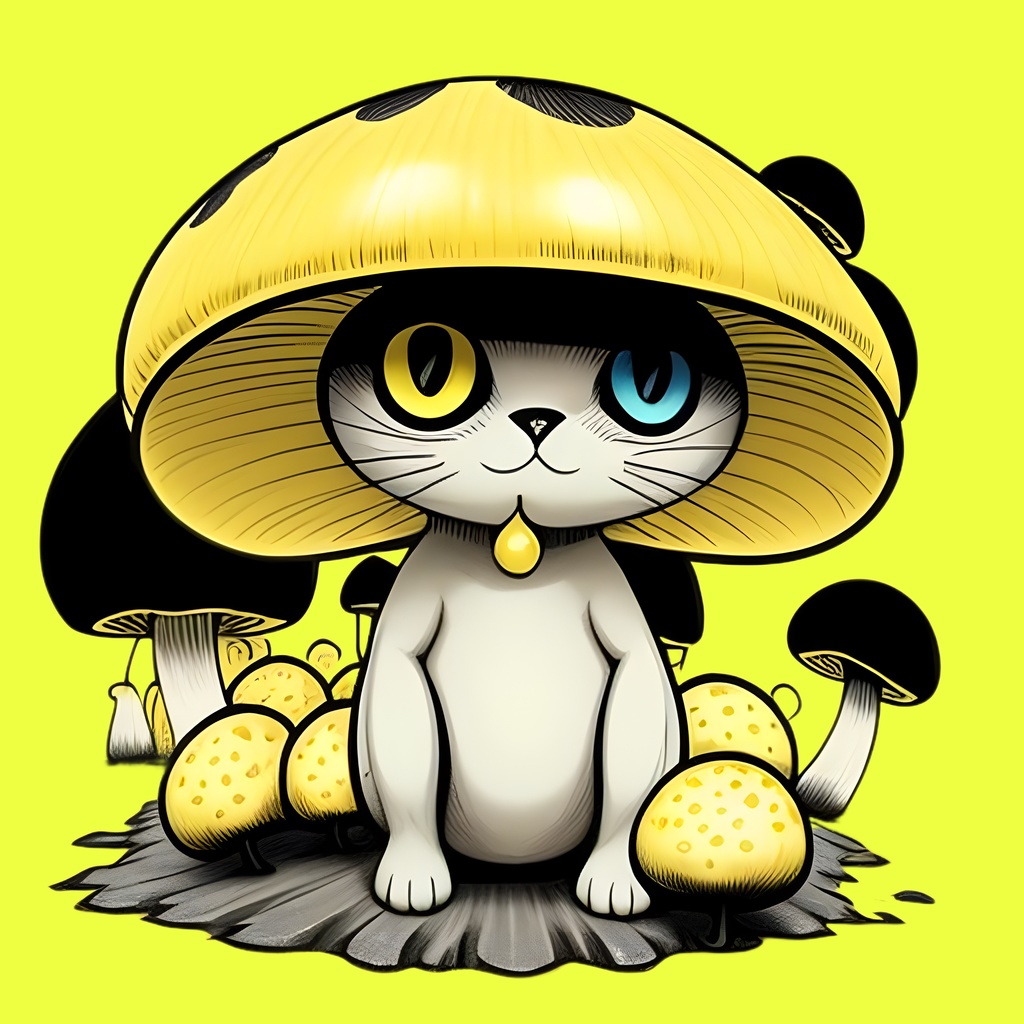 キノコ猫#02
