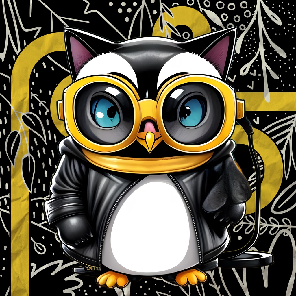 ネコペンライダース缶バッチ