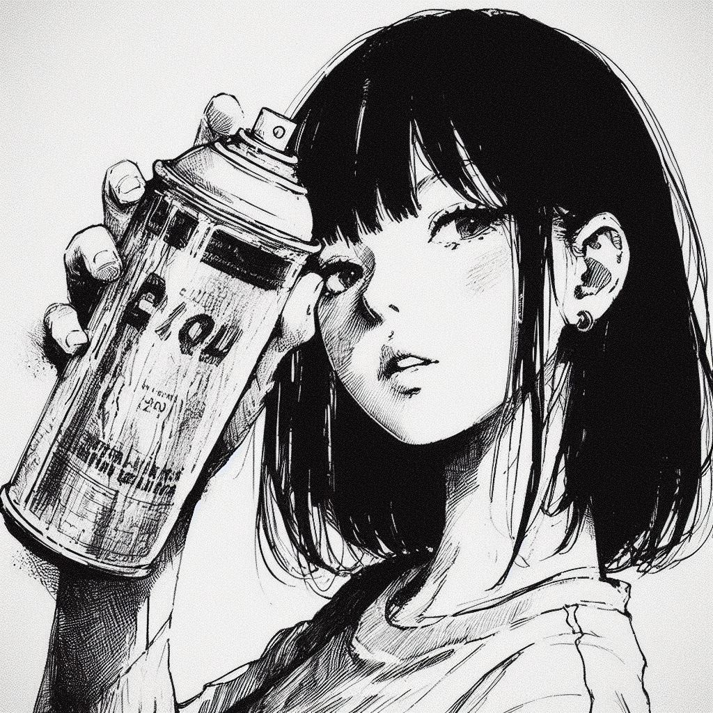 スプレイナ(Spraina)缶バッチ