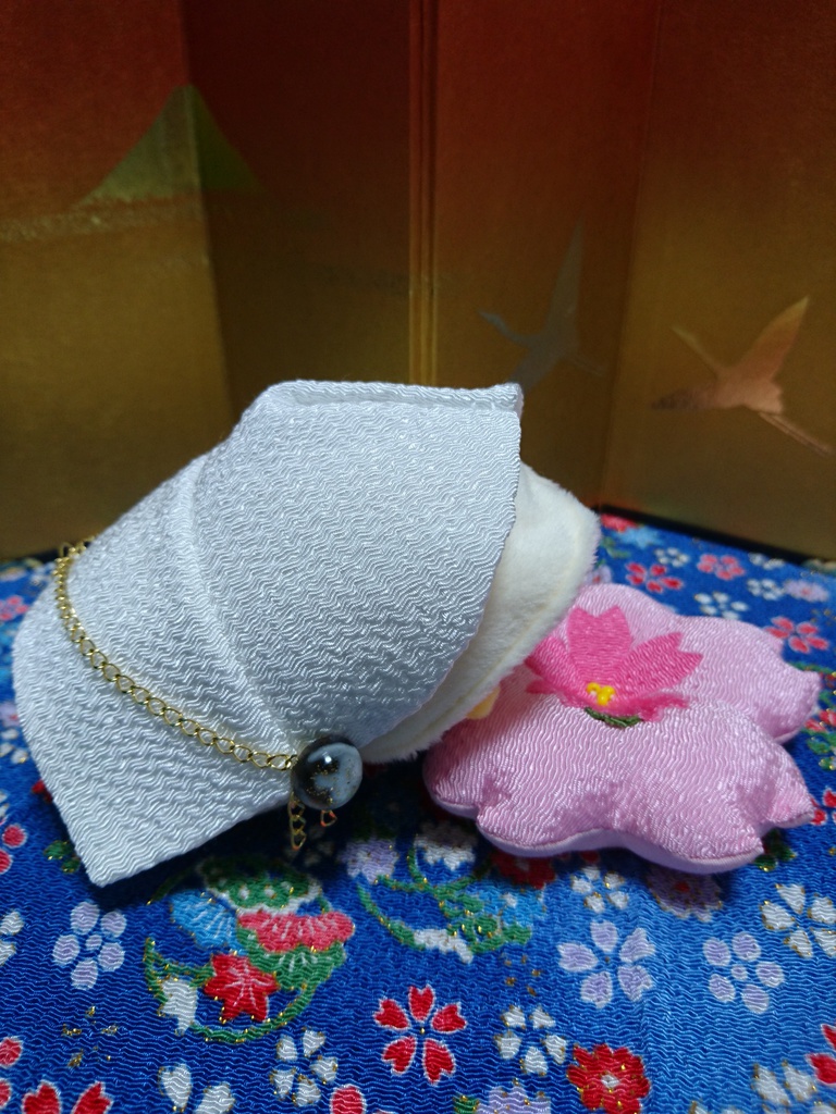 【補充】彼羽織<白・洗濯不可Ver>(もちもちマスコット用鶴丸羽織)