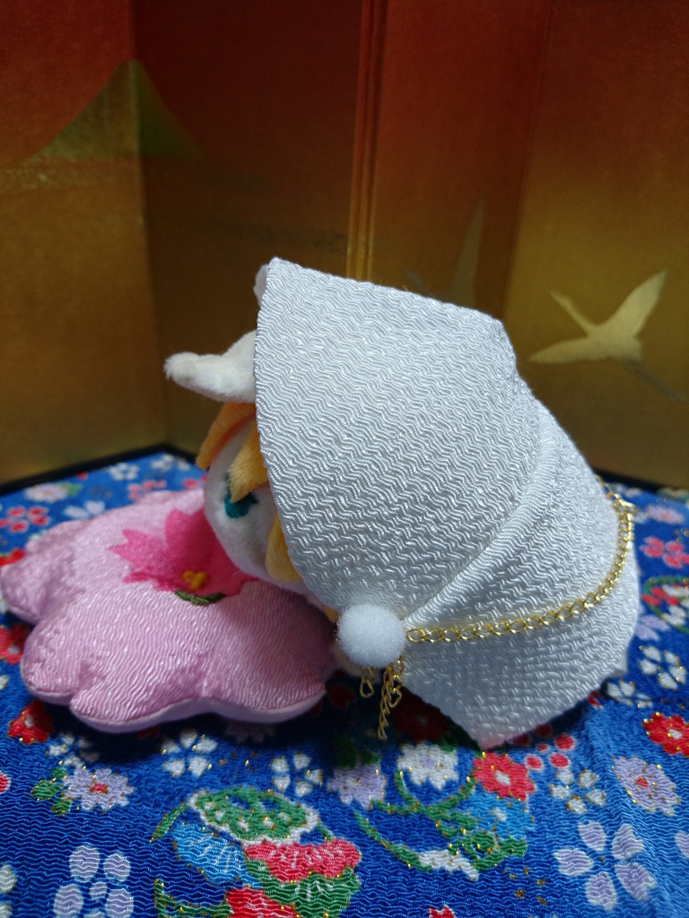 【補充】彼羽織<白・洗濯不可Ver>(もちもちマスコット用鶴丸羽織)