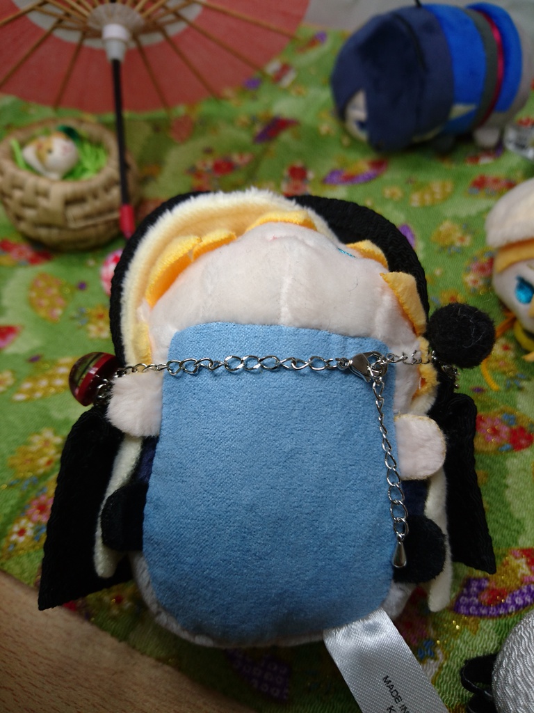 【補充】彼羽織<黒・洗濯不可Ver>(もちもちマスコット用鶴丸羽織)