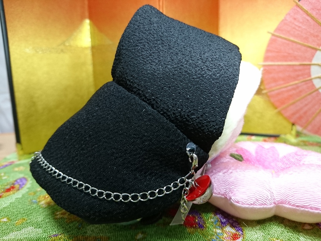 彼羽織・改<黒・洗濯可>(もちマス用鶴丸羽織)