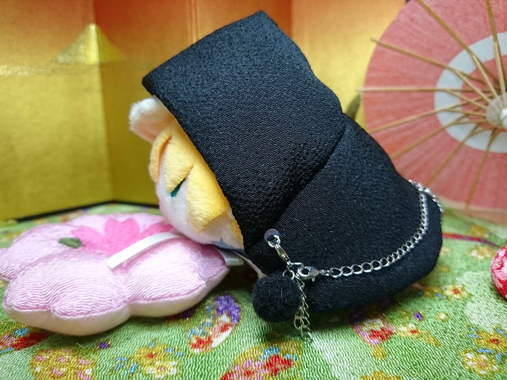 彼羽織・改<黒・洗濯可>(もちマス用鶴丸羽織)