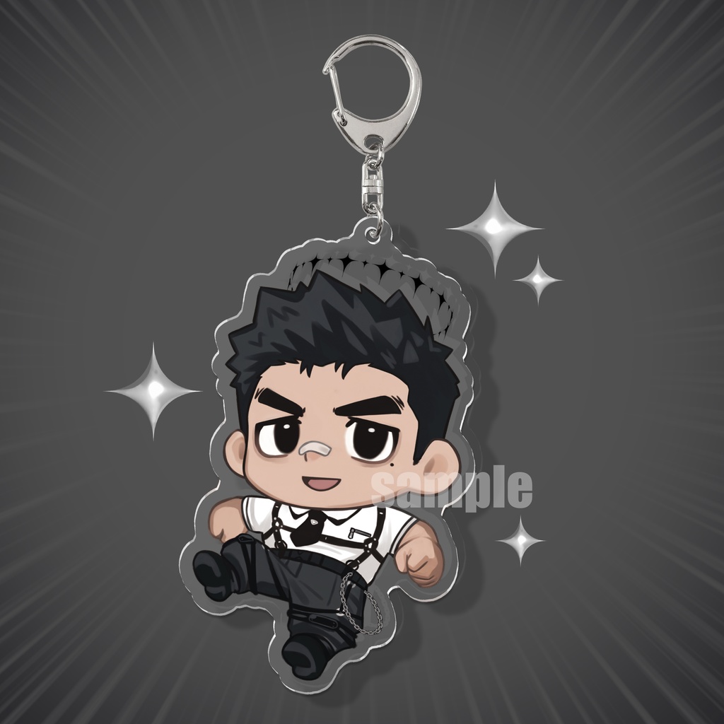 ルイアクリルキーホルダー (コーティングあり)