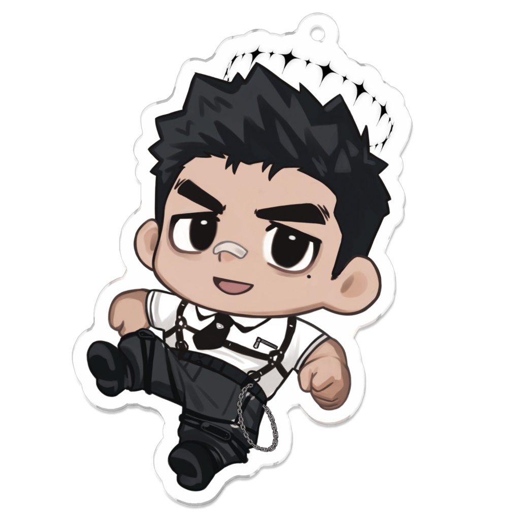 ルイアクリルキーホルダー (コーティングなし)