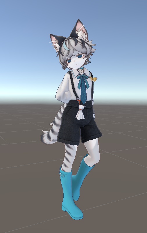 後ろ向きピース