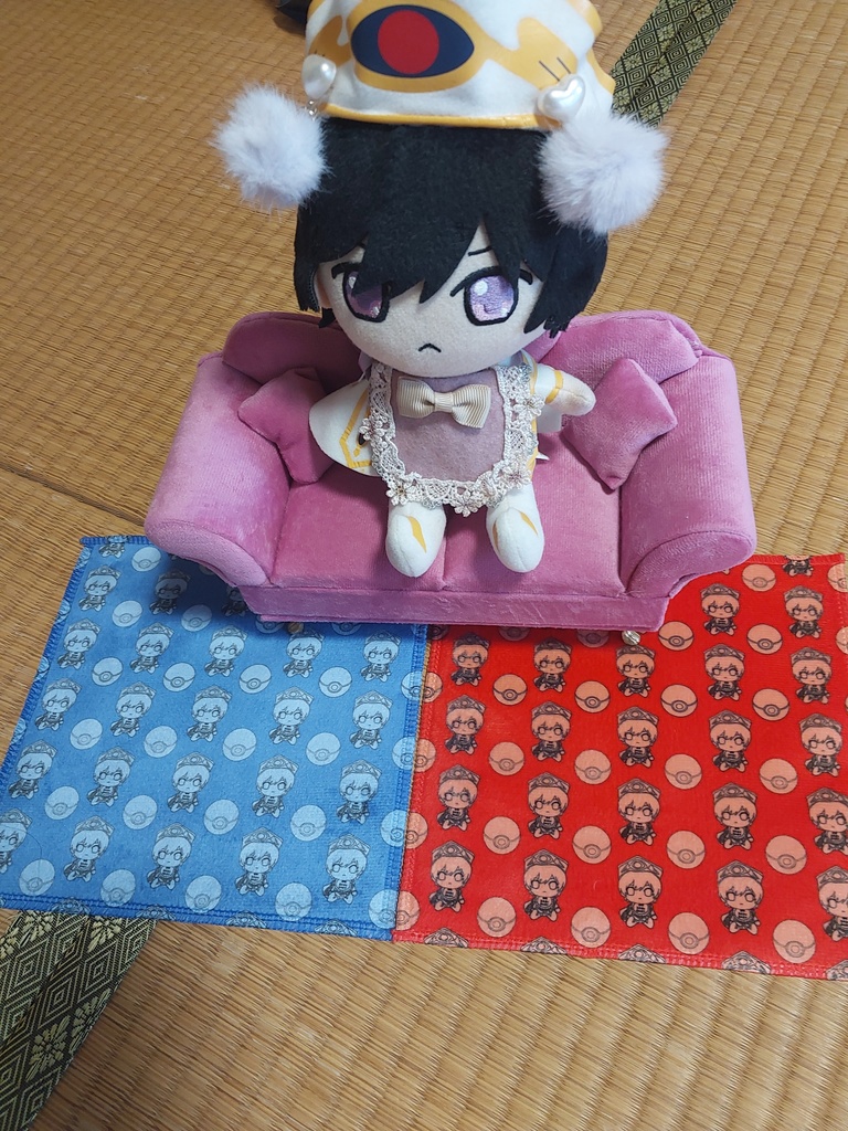 帝ポケ○ンはんかち(二色セット)