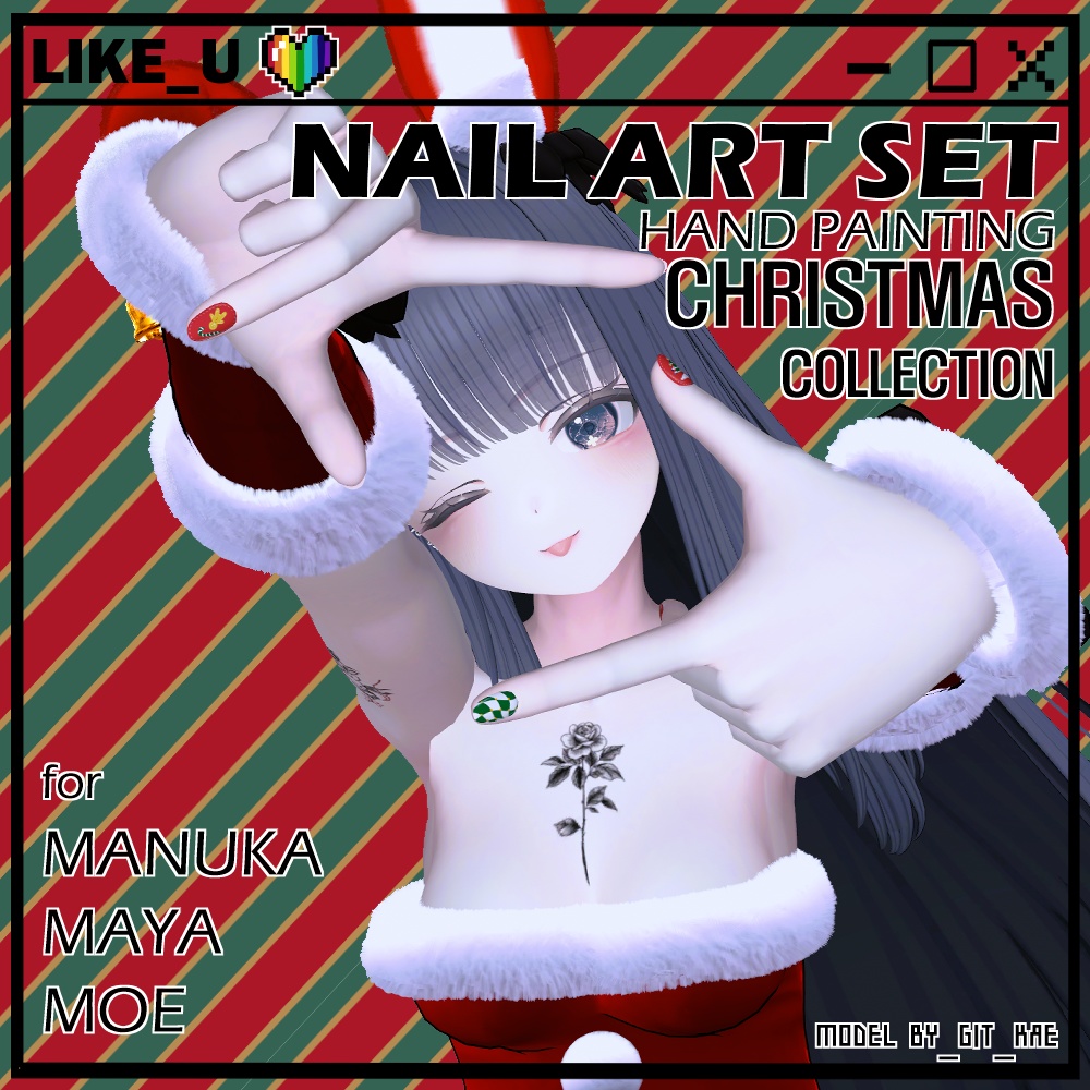 Christmas nail art SET