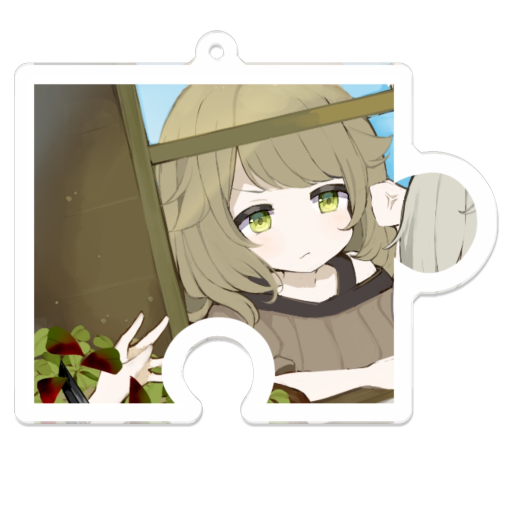 死に際アクリルキーホルダー(四葉)