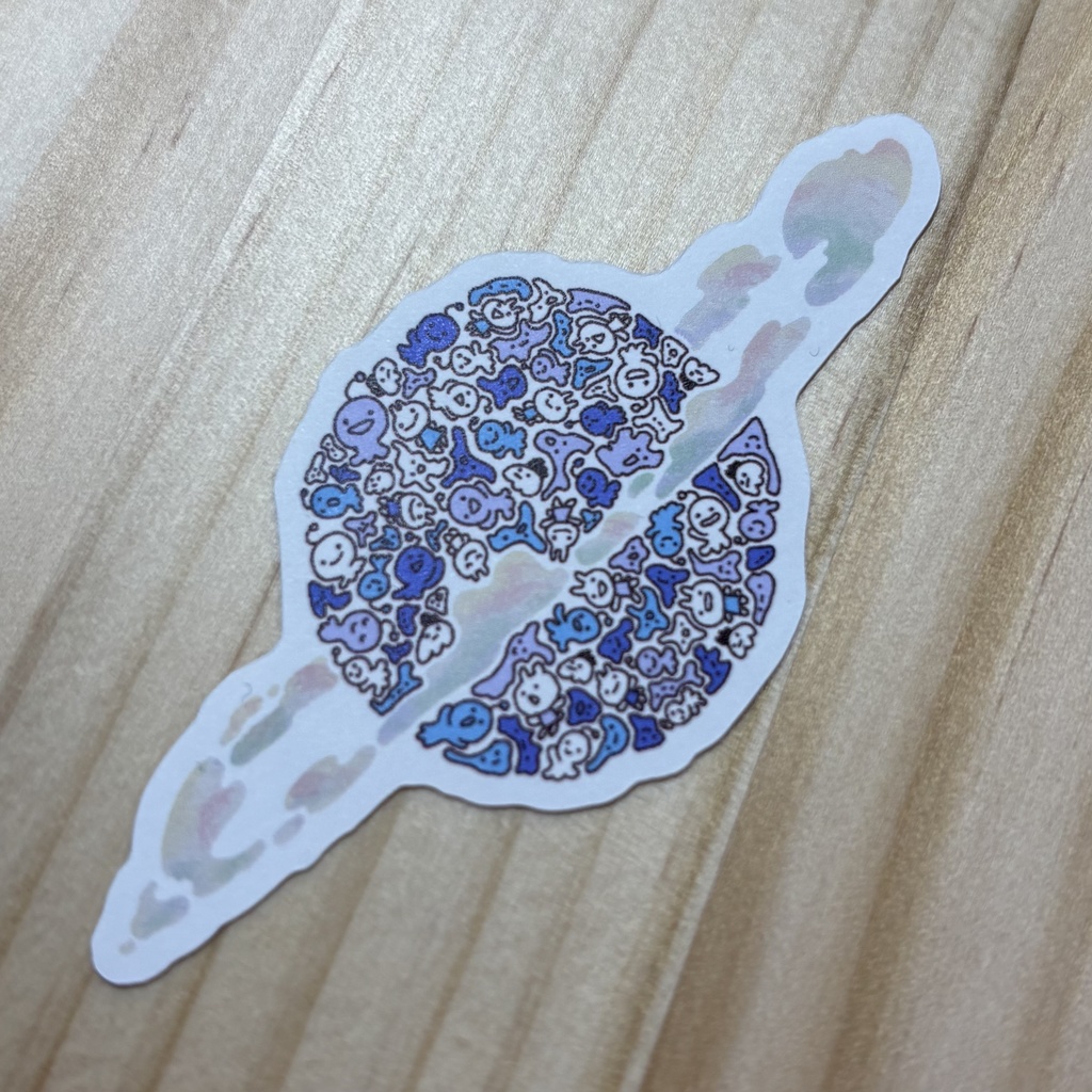 ステッカー『遠くの楽しい星』