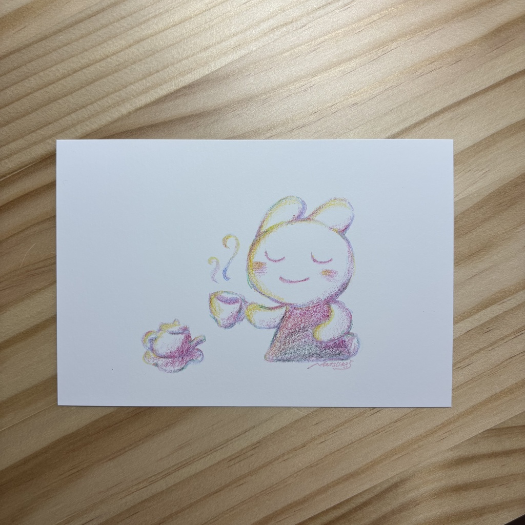 原画『ゆっくり ひとやすみ』