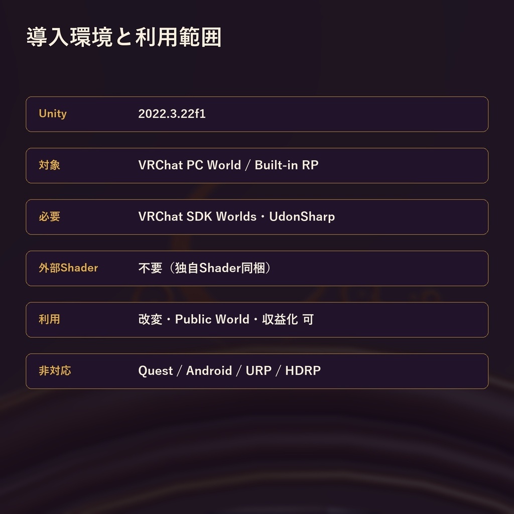 【VRChat PC】宵灯りドレッサー&フォトミラーセット|ミラー・照明・引き出し・Pickup付き