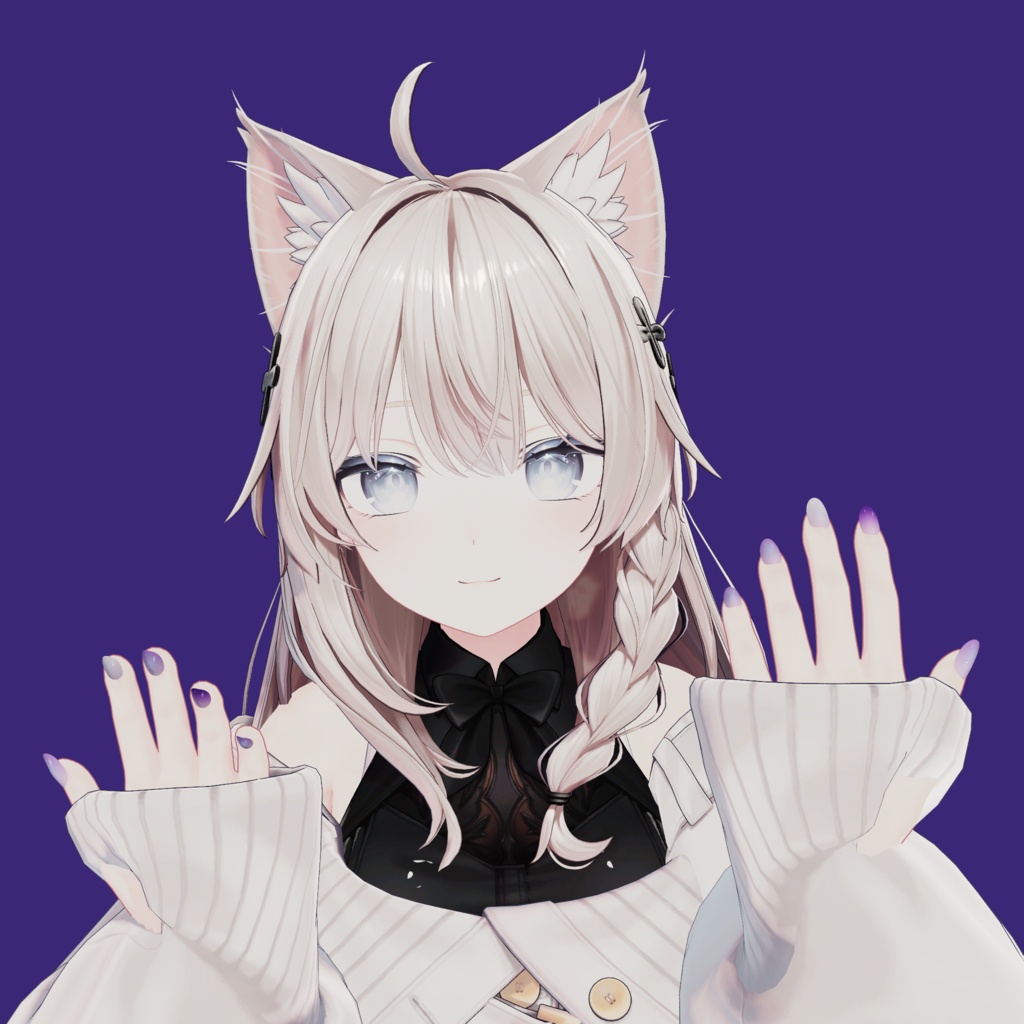 Lilac Pearl Veil|ライラック偏光パールネイル【15アバター対応】