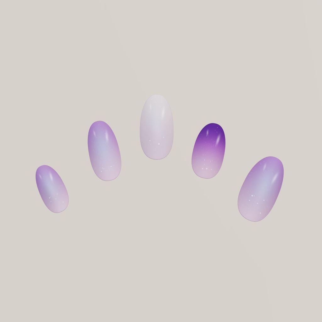 Lilac Pearl Veil｜ライラック偏光パールネイル【15アバター対応】