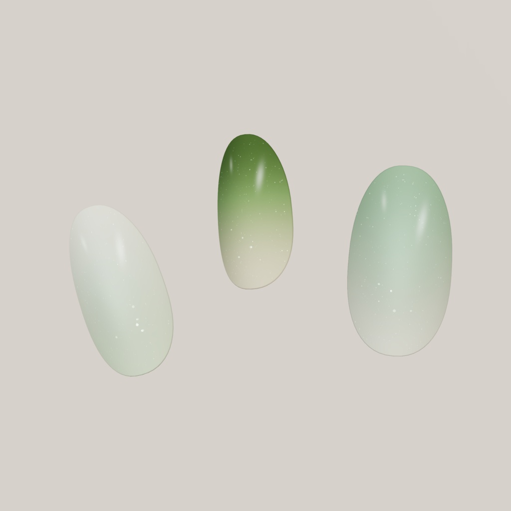 Sage Opal Glass|セージオパールネイル【15アバター対応】