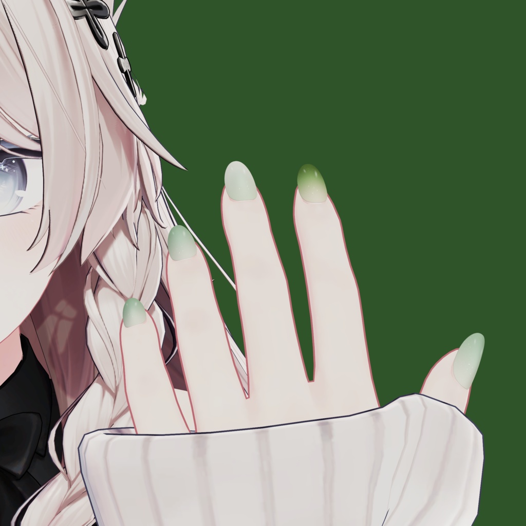 Sage Opal Glass|セージオパールネイル【15アバター対応】