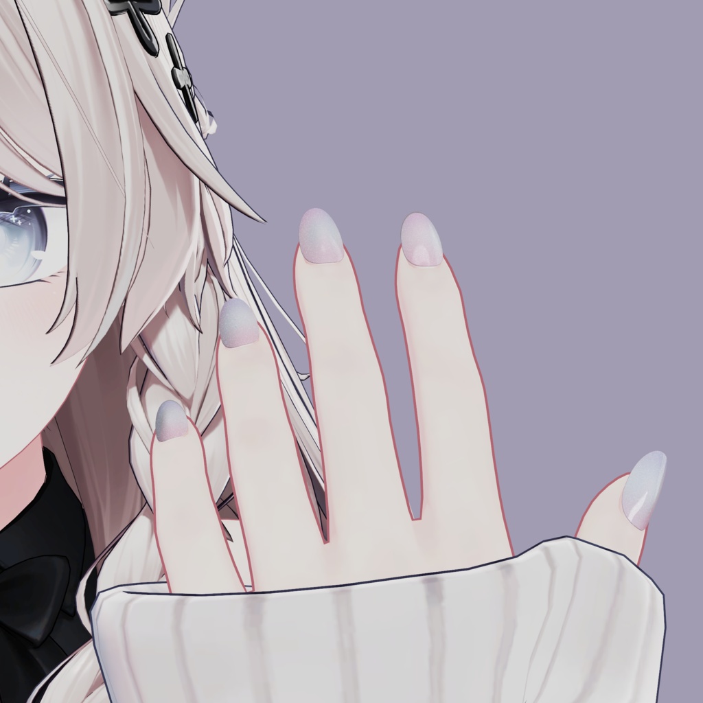 薄明 — OPAL VEIL|15アバター対応・手のネイル【PC】