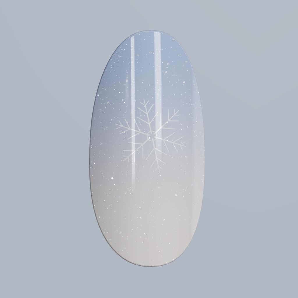 雪灯り — SNOW LANTERN|15アバター対応・手のネイル【PC】