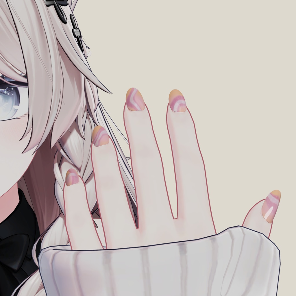 花霞オパール — HANAGASUMI OPAL|15アバター対応・6色の手ネイル【PC】