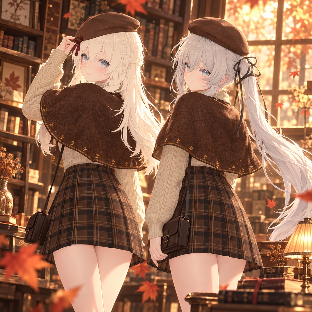 Autumn Cape 01|しなの・Sio対応 秋色ケープ&ニット衣装【各6色・PC・MA対応】