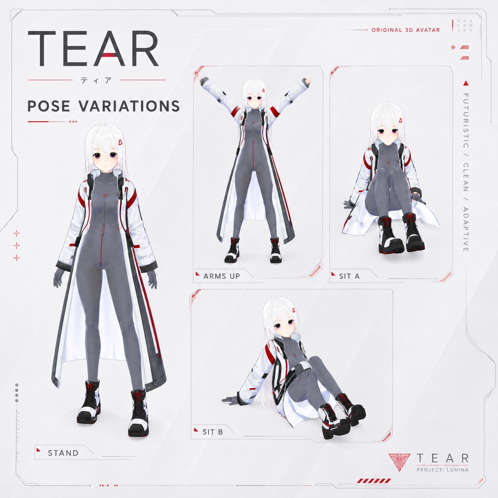 TEAR(ティア)|オリジナル3Dアバター