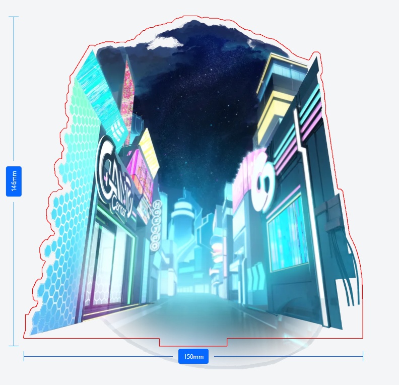 2周年記念アクリルスタンド