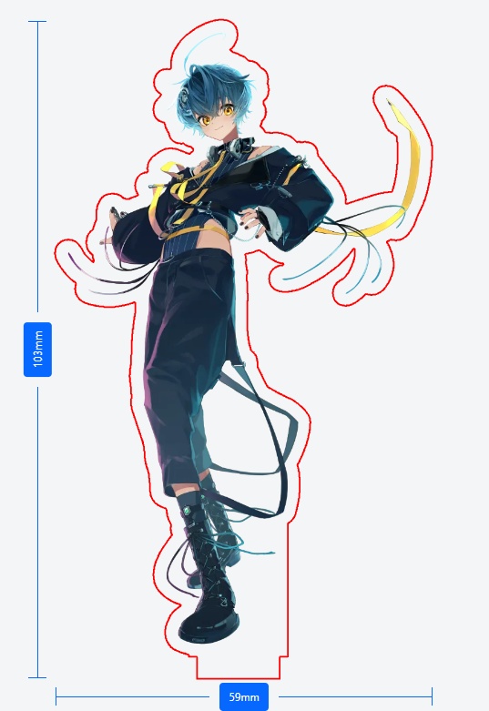 2周年記念アクリルスタンド