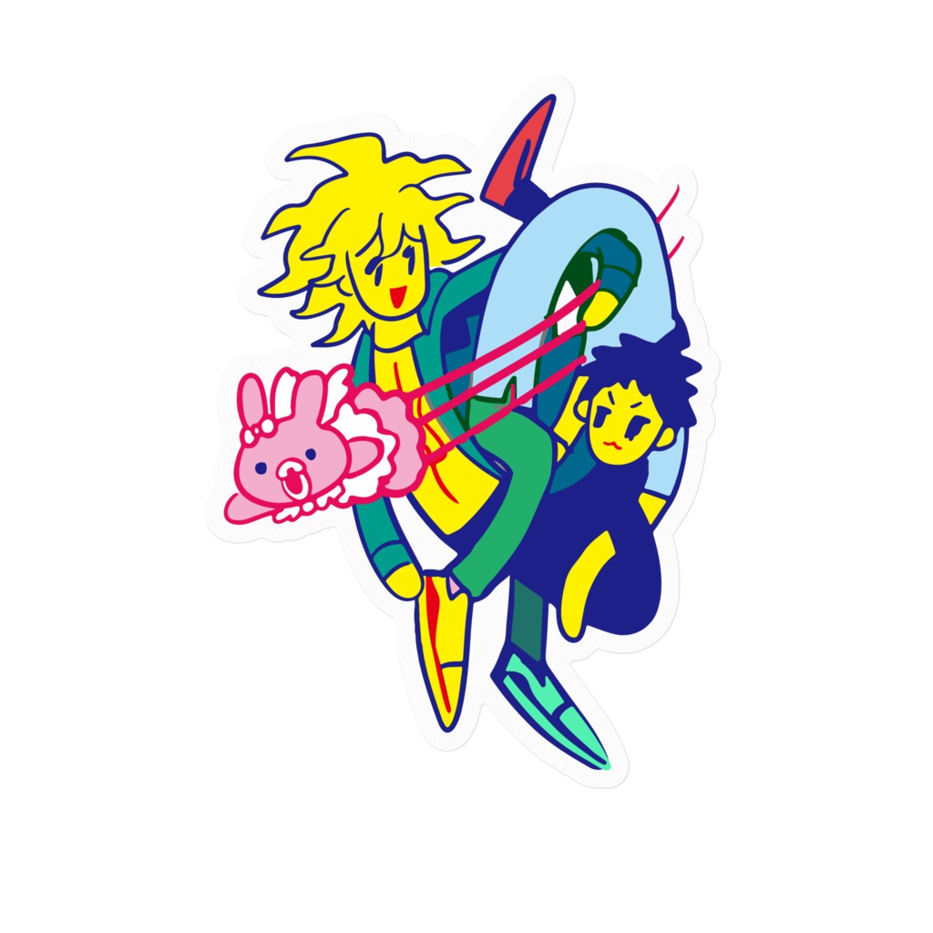 あしながこまひちゃんステッカー