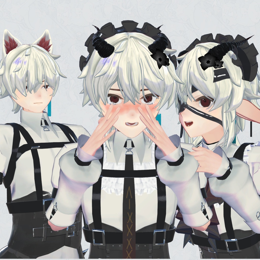 【無料】オリジナル3Dモデル「reveria -レベリア- 」