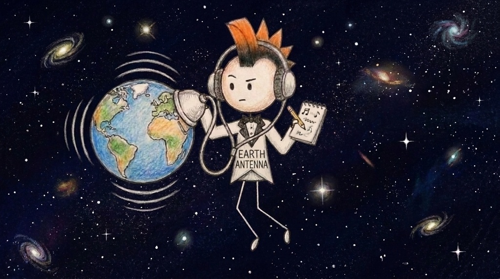地球アンテナ — その日のエネルギーから音楽制作プロンプトを自動生成するClaude Codeスキル