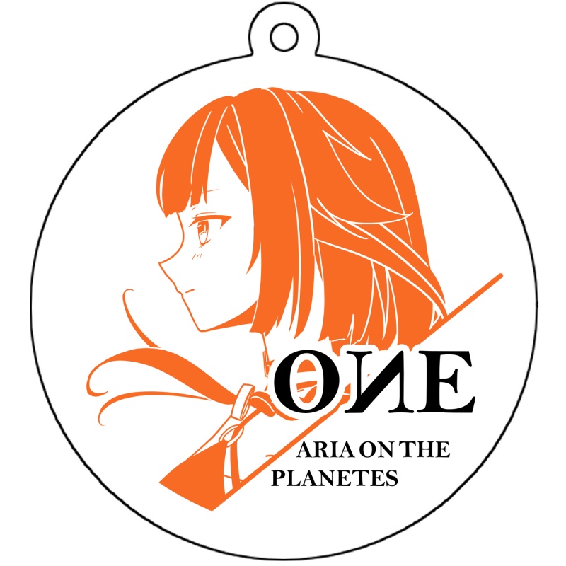 OИE キーカラー アクリルキーホルダー