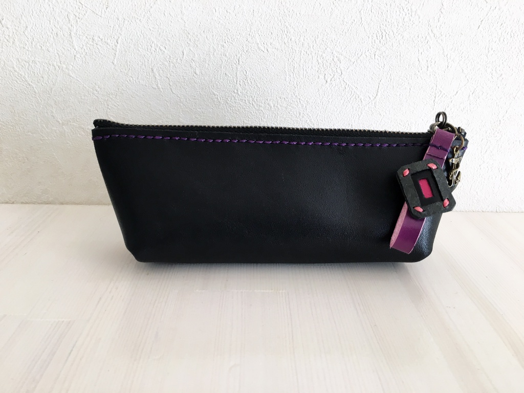 艦これ　天龍をイメージしたレザーペンケース