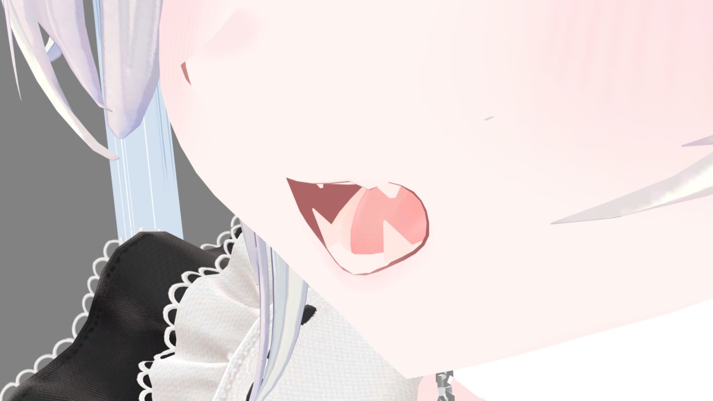 【フレア専用】牙(下側)【リップシンク対応】