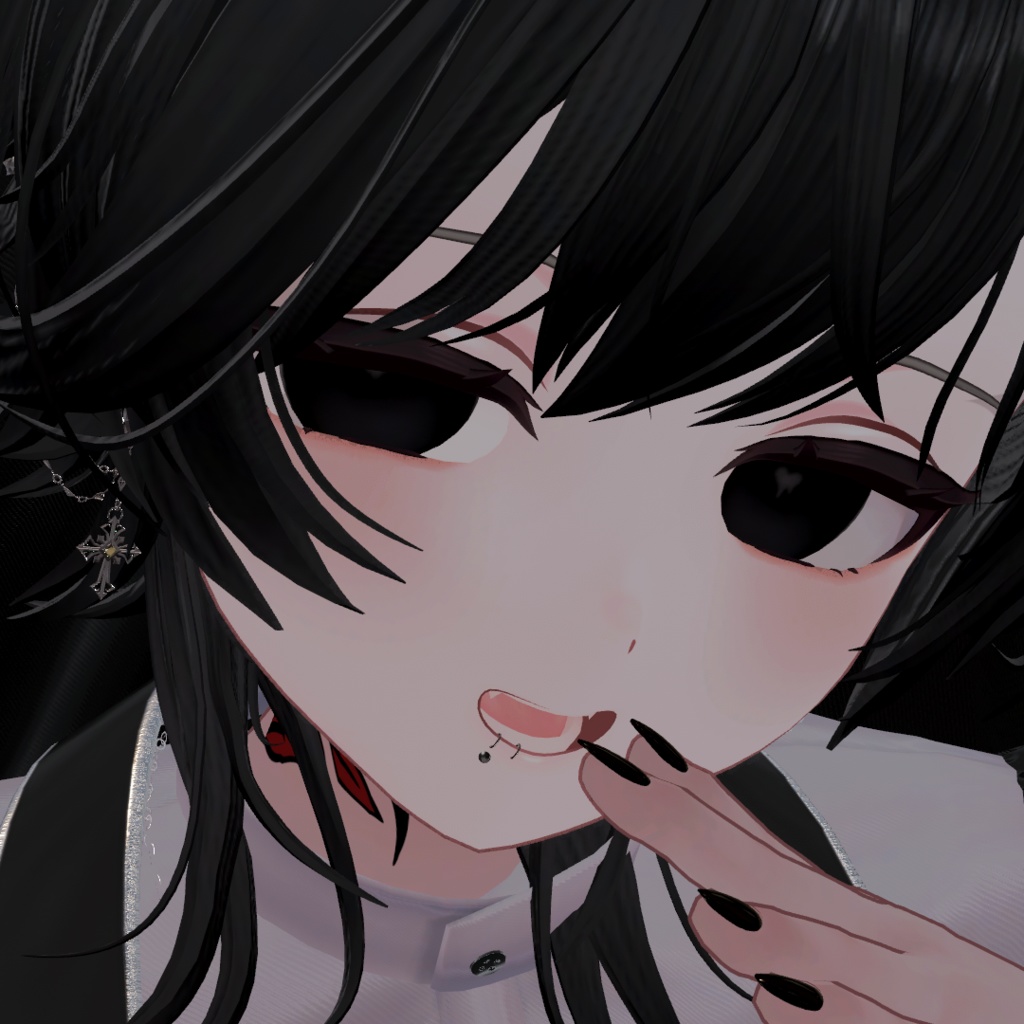 【フレア&ラズリ対応】舌ピアスセット.15パターン+フェイスピアス【MA設定済&リップシンク対応】