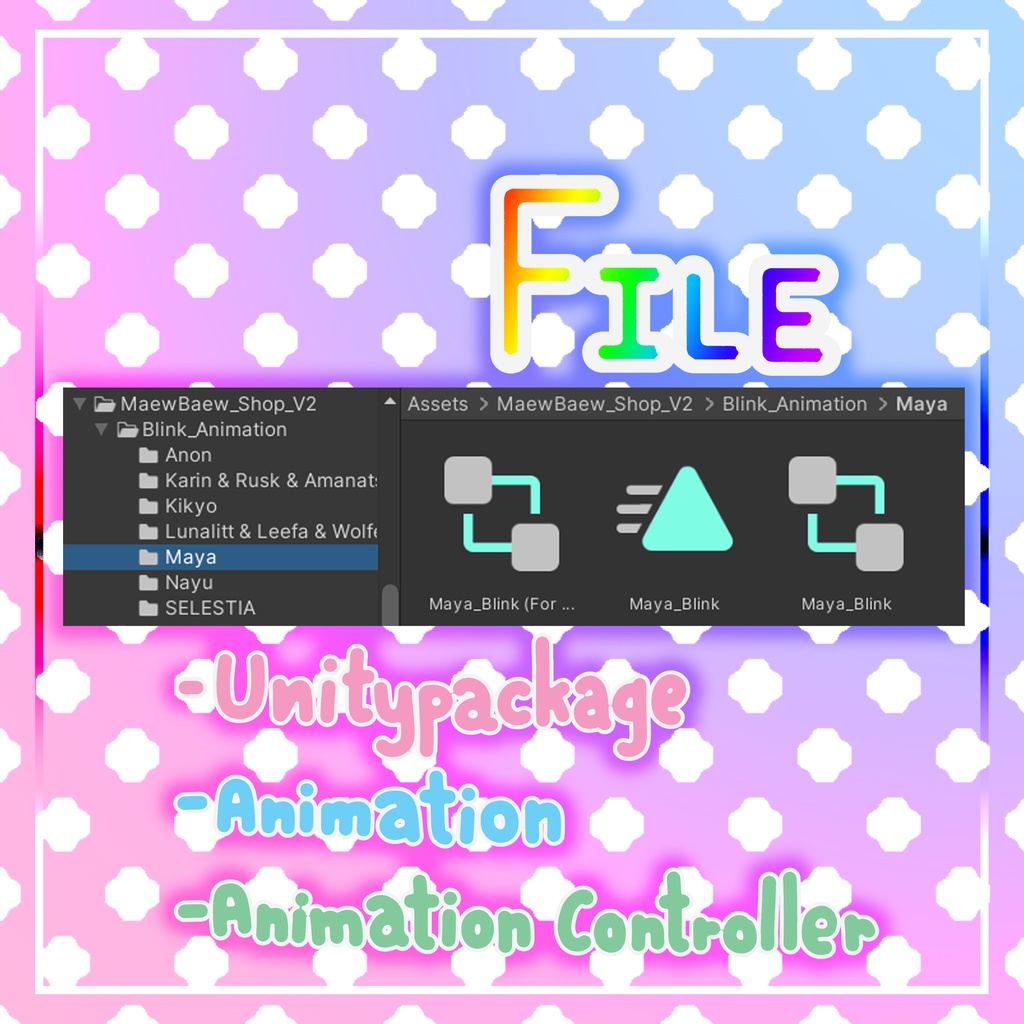 Vtuber Blink Eye Animation
