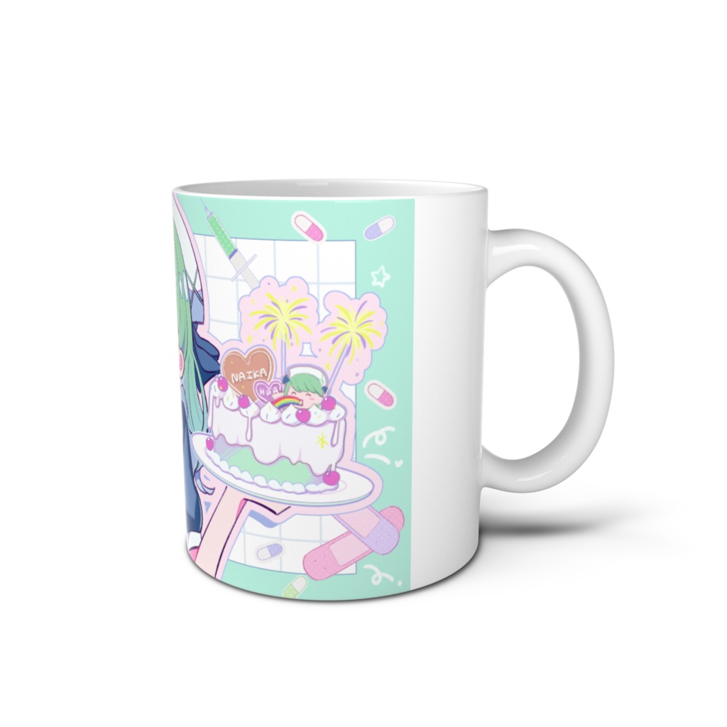 有狩ないか誕生日記念配信用イラスト マグカップ