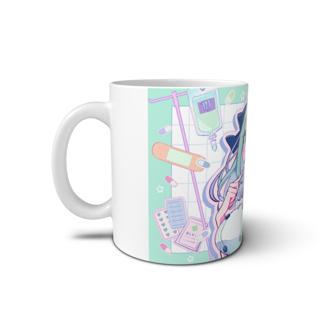 有狩ないか誕生日記念配信用イラスト マグカップ