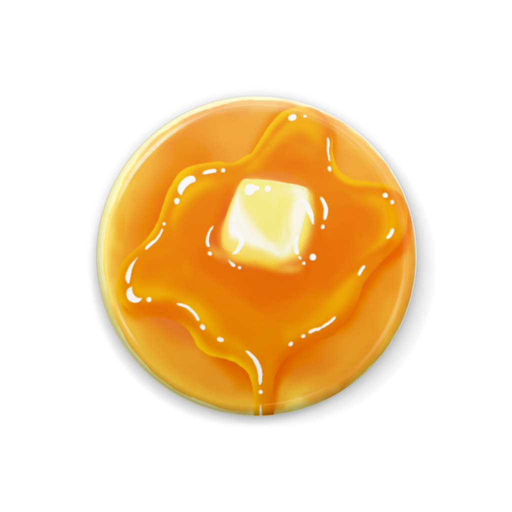 ホットケーキ缶バッチ【25mm/32mm/3...