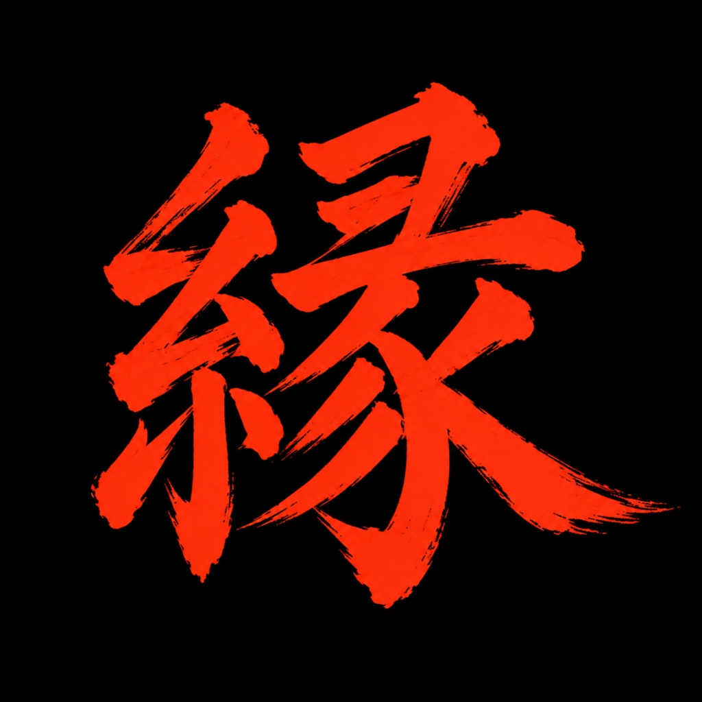  漢字　EN — Japanese Kanji Digital Art