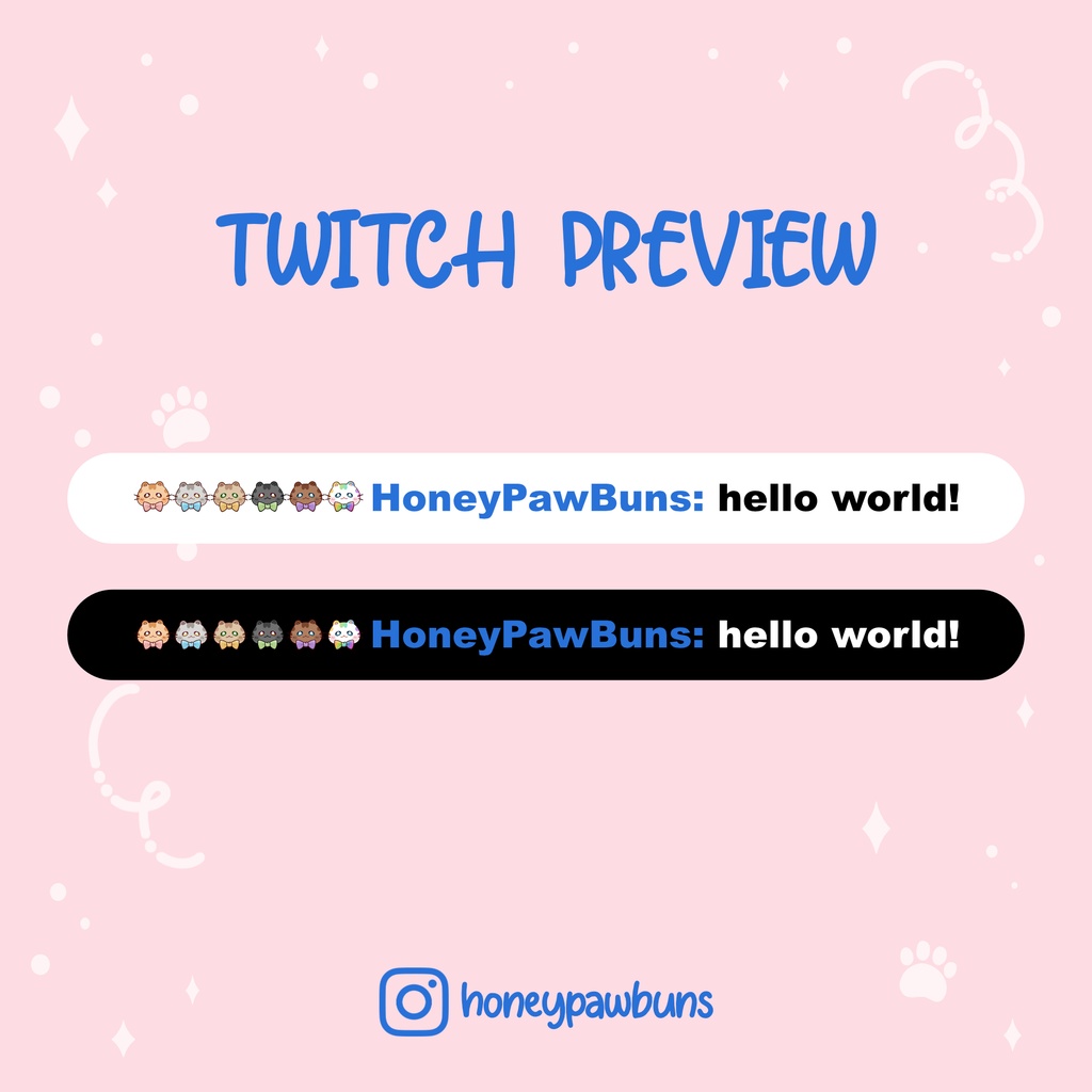 Tabby Cats Twitch Badges