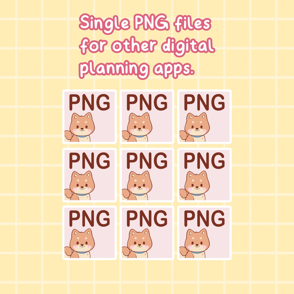 Digital Streaming Stickers With Goodnotes Files