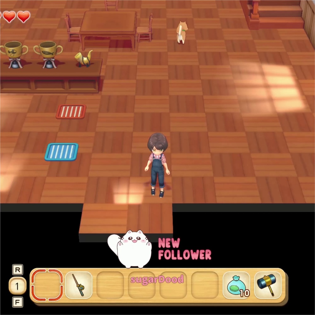 White Cat Twitch Alerts Set