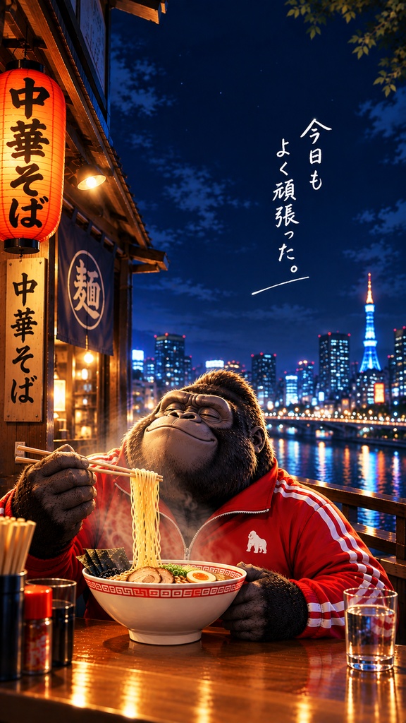 ゴリジャージ壁紙 Vol.2|今日もよく頑張った。