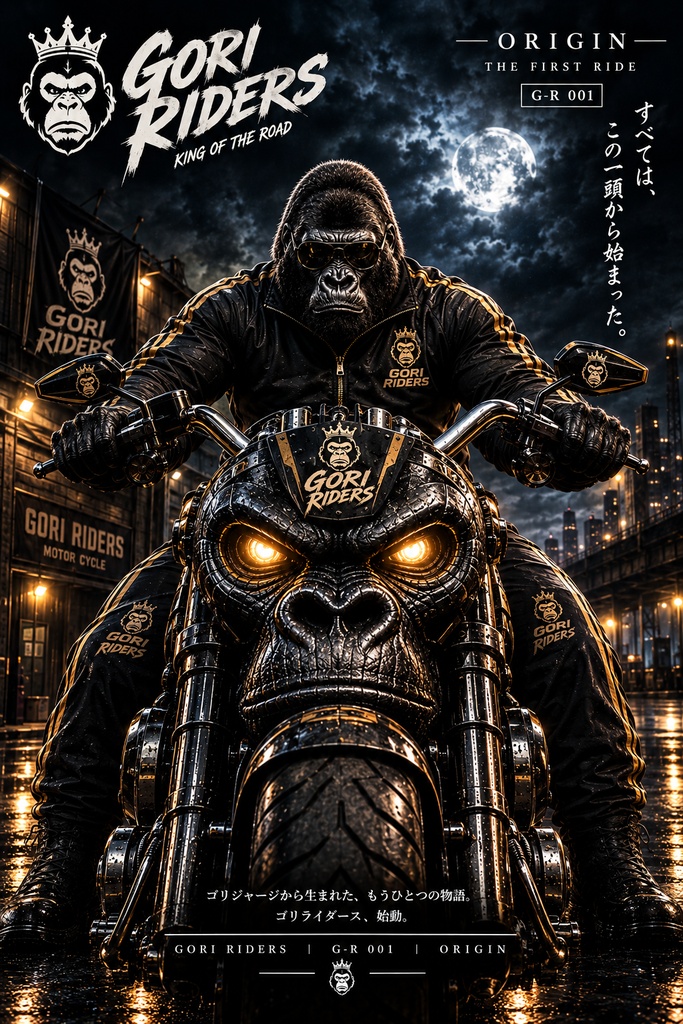 【ゴリライダース】ORIGIN ― THE FIRST RIDE ―|始まりの一頭
