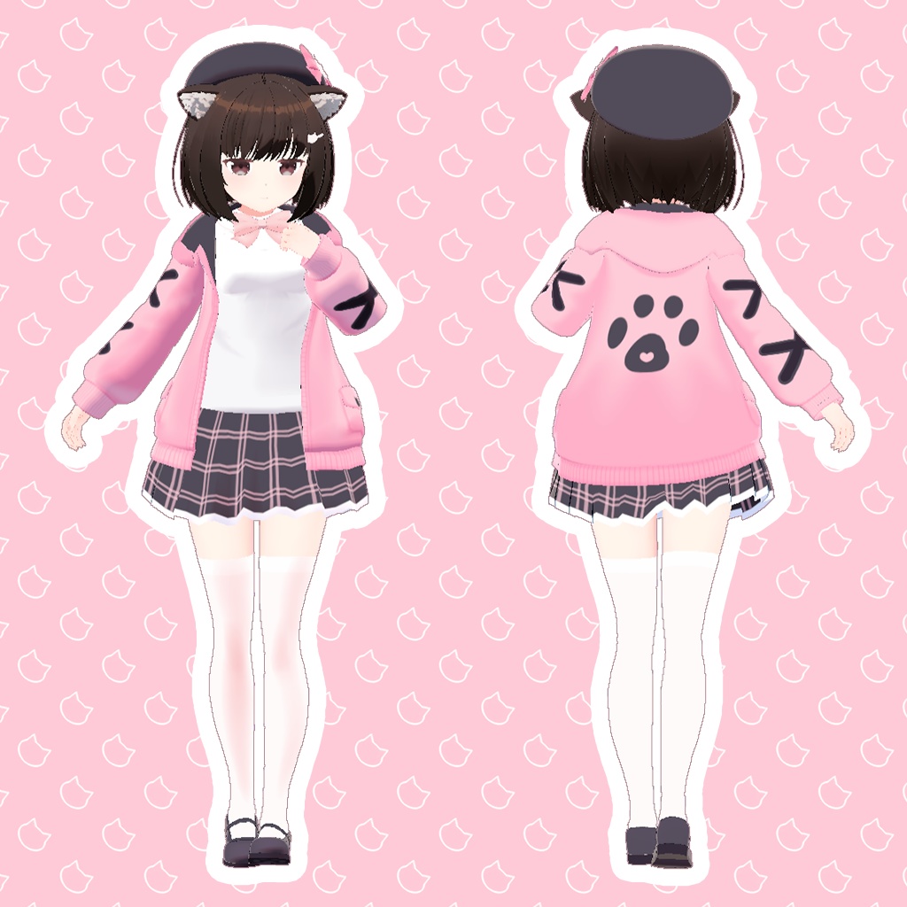 オリジナル3Dモデル「若希(Nyaki)」