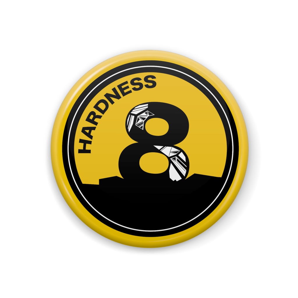 硬度缶バッジ８