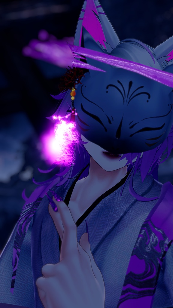 【4アバター対応】和風呪術っぽいハンドジェスチャー5種セット #電子の踊り場