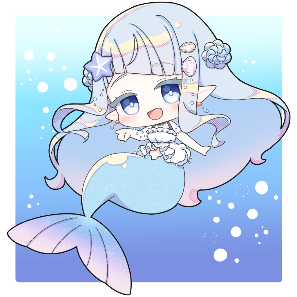 水面うぇーぶアクリルキーホルダー