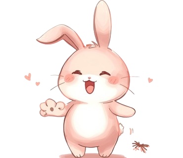 mofuRabbit Bunny Image Pack（24 PNG）